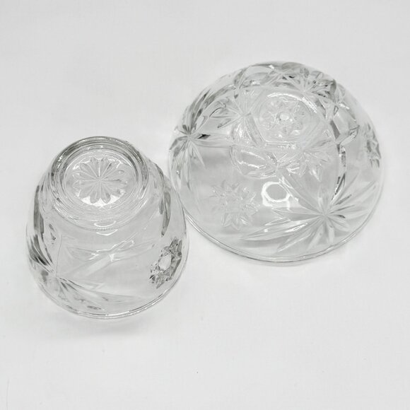 Vintge Anchor Hocking Early American Prescut Glassware, "Star of David" pattern, - Picture 3 of 3